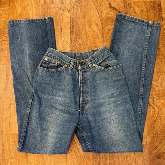 Vintage Orange/Tan Tab 746 Flare Leg Levi’s Jeans. 23 x 30.5. Paper Tag. - Picture 7 of 15